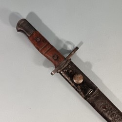 BAIONNETTE US REMINGTON MODELE 1913 DATEE 1916 POUR FUSIL ENFIELD P-1914 OU P14 OU N°3 MKI GUERRE 1914 1918 US BAYONET WW1